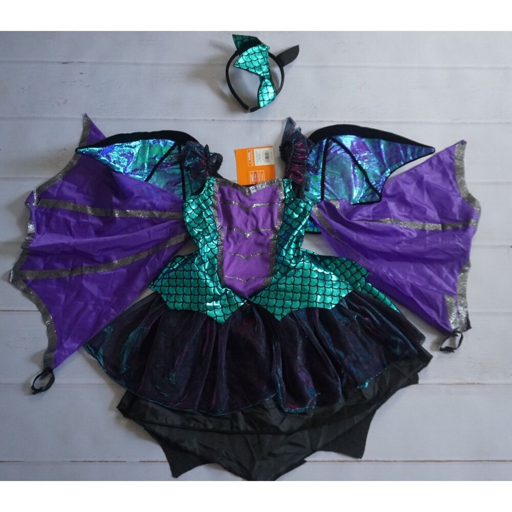 Hyde & EEK! Kids Dragon Halloween Costume - Size S (4-6x), NWT - Picture 3 of 8